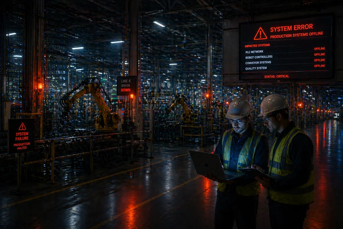 Business Continuity for Manufacturing: Staying Operational Through Attacks, Failures, and Outages