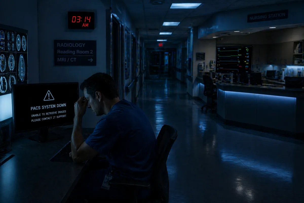 ransomware attack healthcare hospital MSP