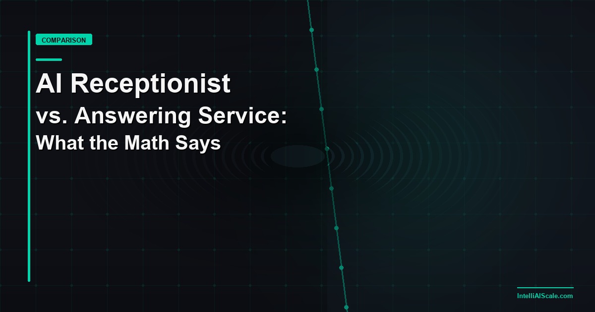 AI Receptionist vs. After-Hours Answering Service: What the Math Actually Says