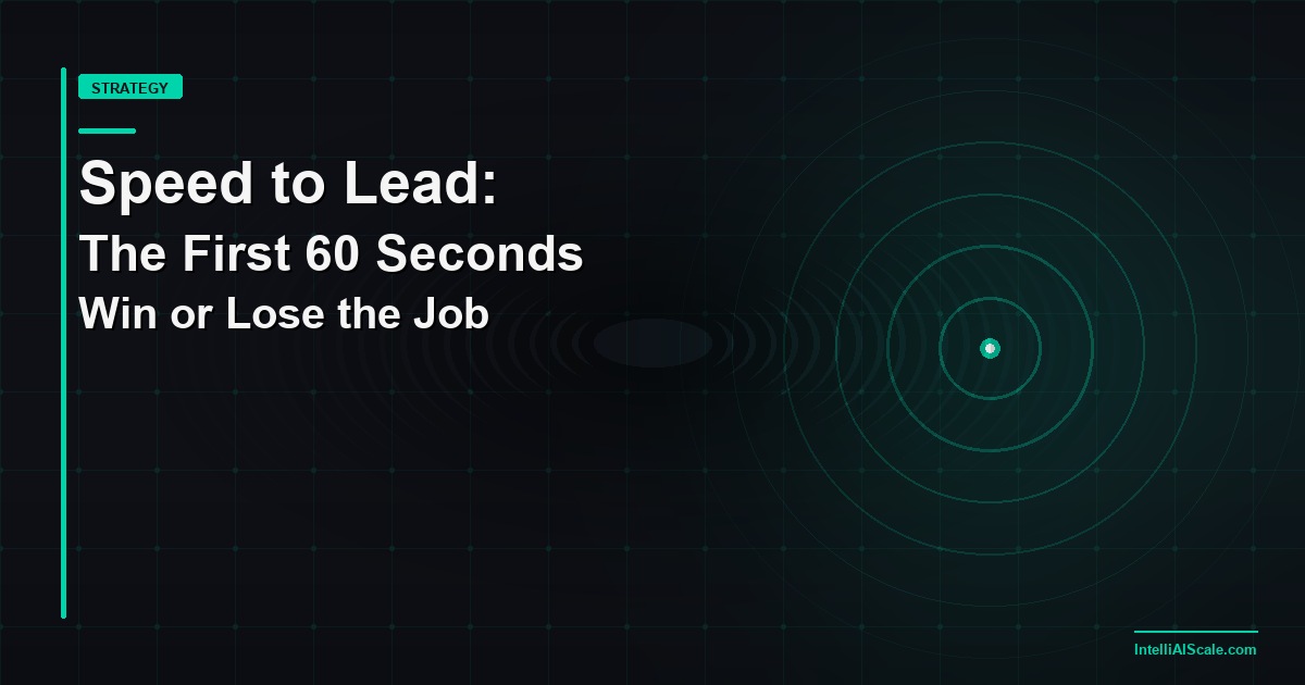 Speed to Lead: Why the First 60 Seconds After a Missed Call Determine Whether You Win the Job