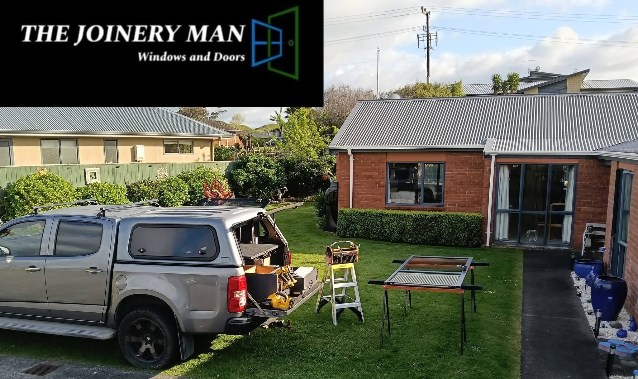 The Joinery Man NZ aluminium joinery repairs vehicle in South Taranaki