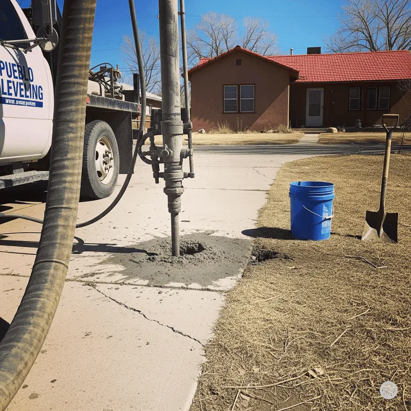 Concrete Leveling (Mudjacking /Poly-jacking) in Pueblo
