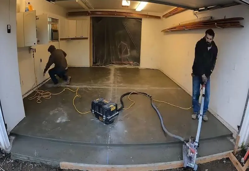 Pueblo West Concrete Garage Floors