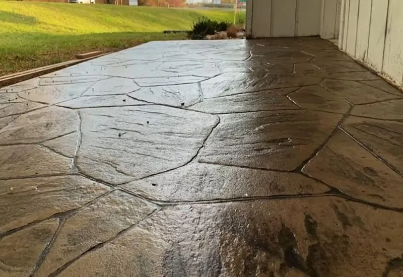 Pueblo West Stamped Concrete