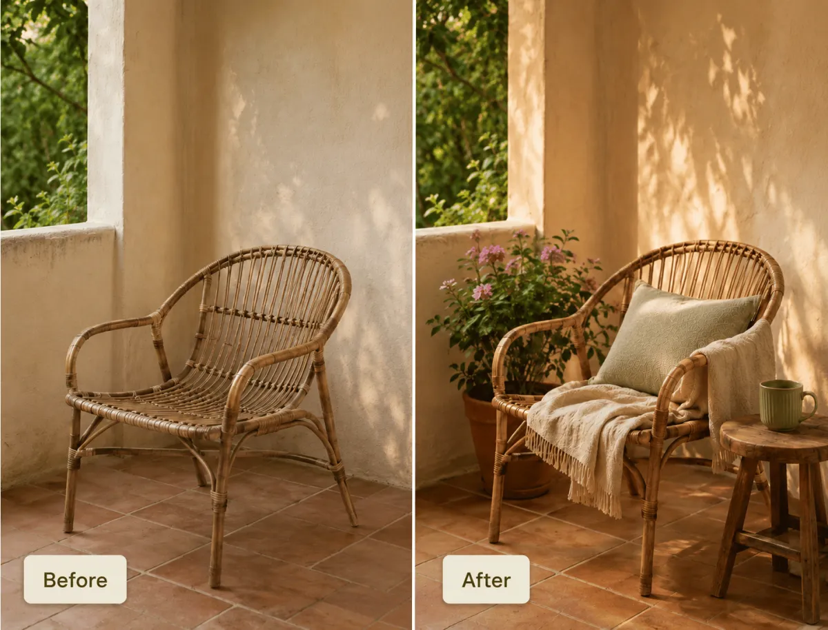 Make The Space Distinctly Yours - Before and After