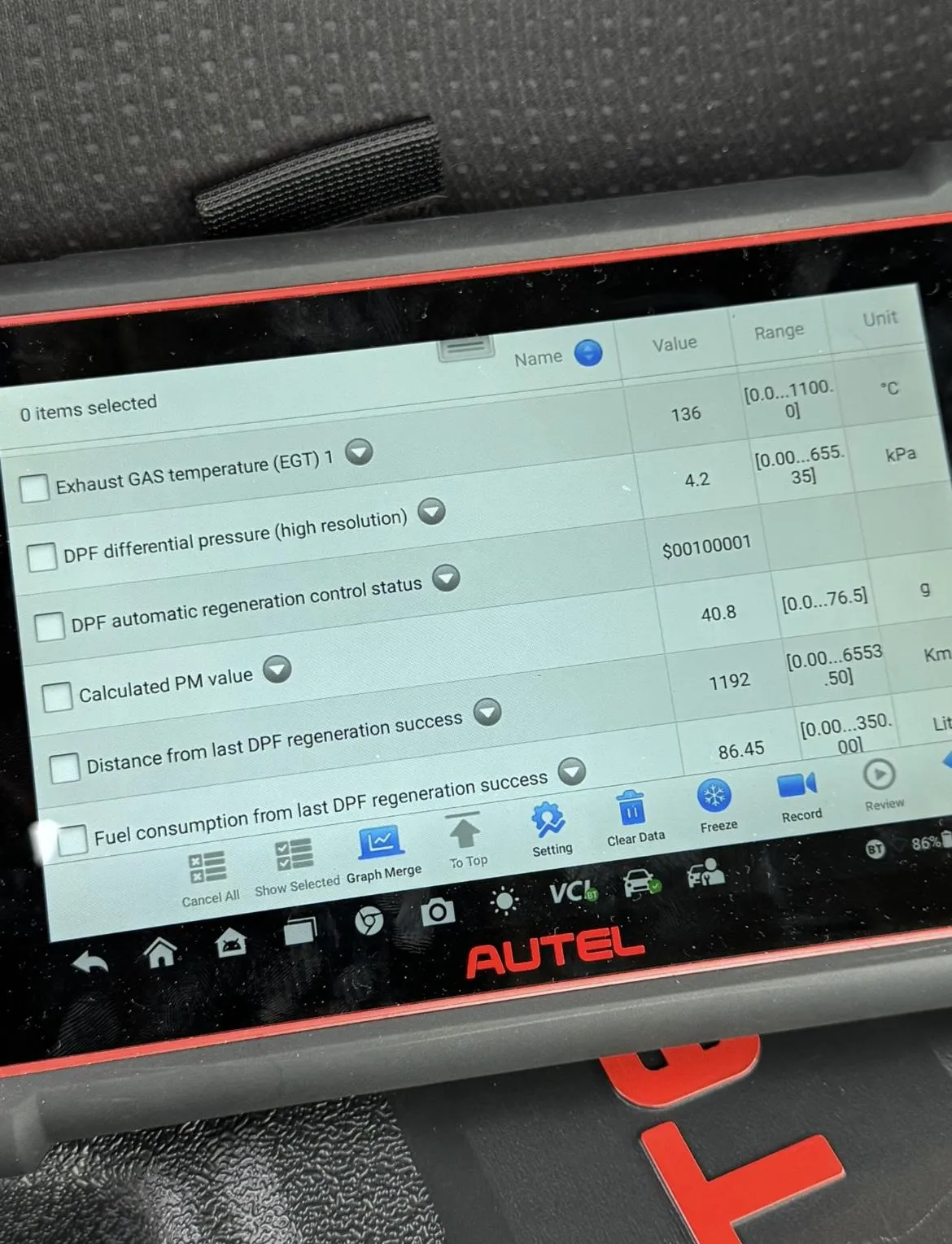 a car with a large engine