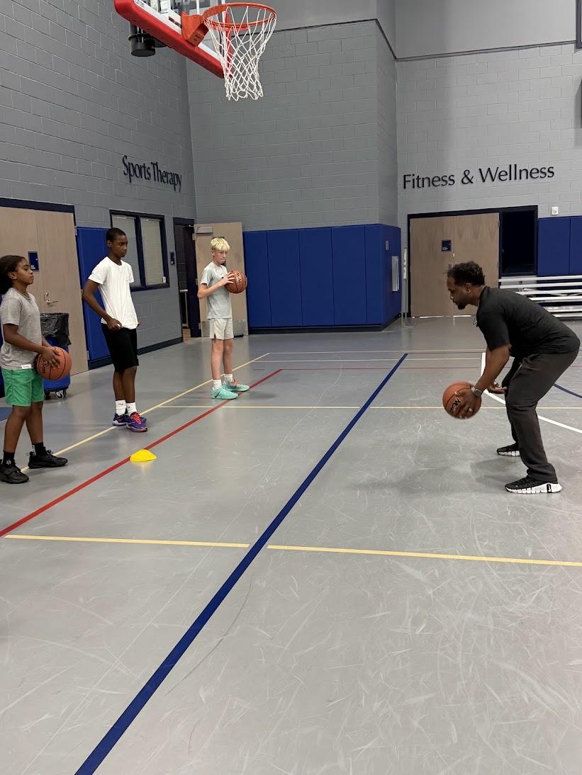 man shooting the ball on the free throw line
