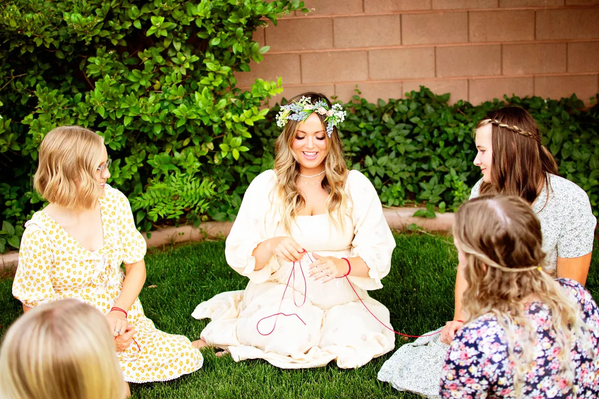 Mother blessing blessingway ceremony 