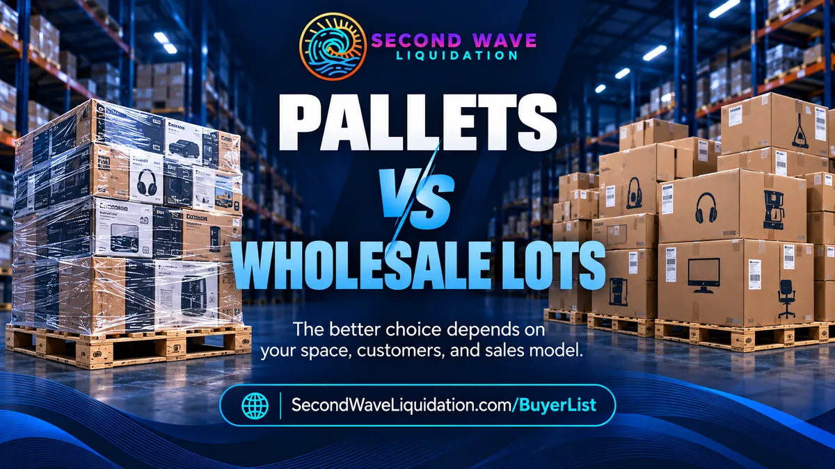 Pallets vs Wholesale Lots