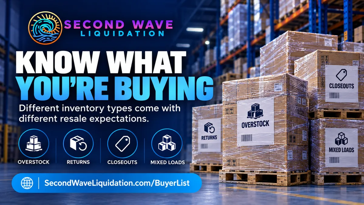 Understanding Different Types of Liquidation Inventory