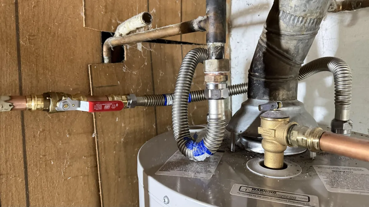 Gas meter and gas line repair at a Ventura CA home
