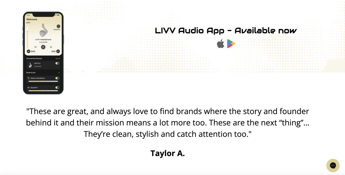 Mobile App - livv audio - App mvp Bootcamp