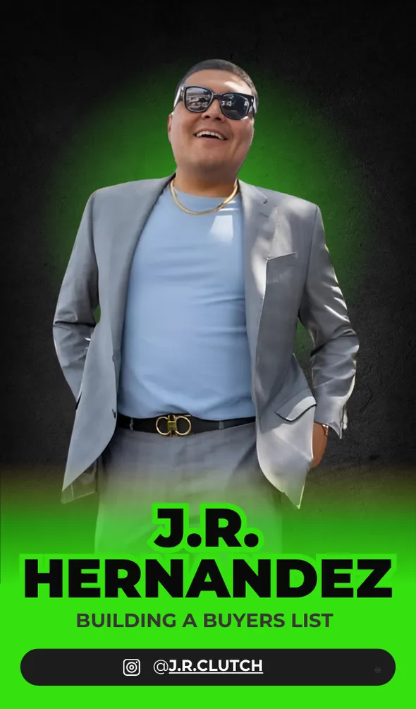 Wholesaling Syndicate Live 2025 - Speaker JR Clutch