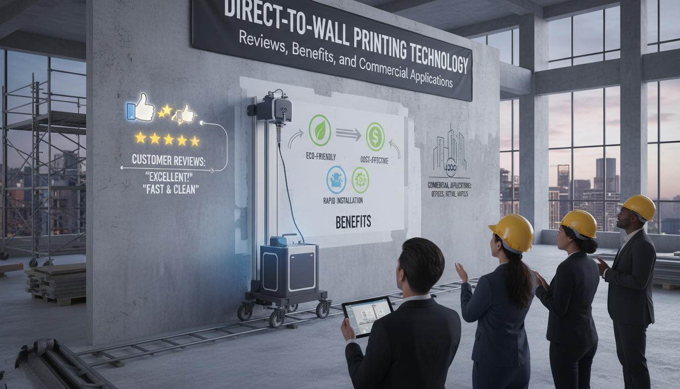 Direct-to-Wall Printing Technology: Reviews, Benefits, and Commercial Applications
