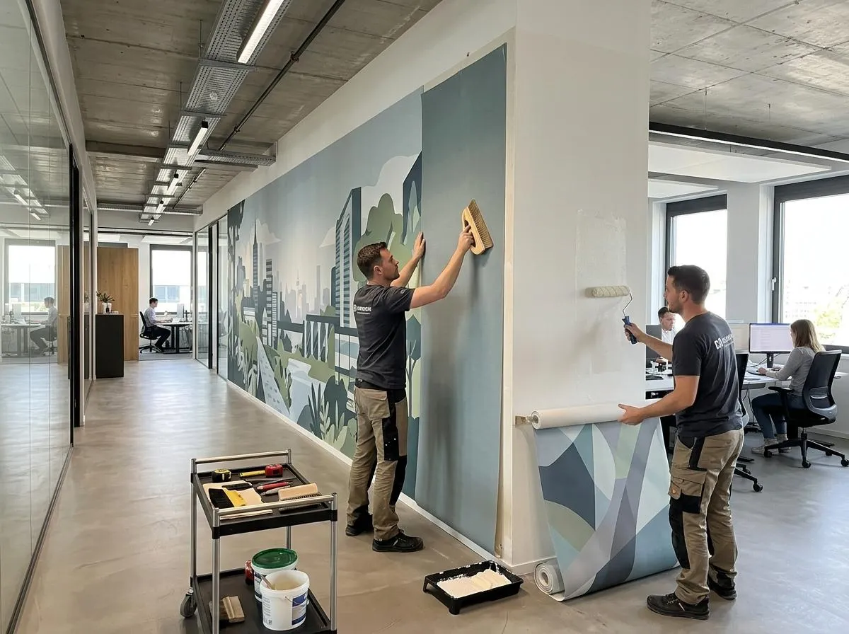 Best Quick Installation Wall Murals for Commercial Spaces in 2024