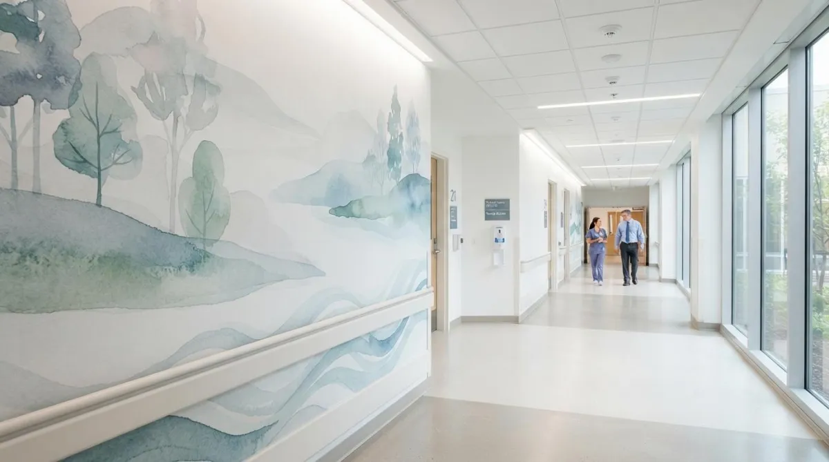 Sterile Wall Graphics for Healthcare | East Coast Mural Pros