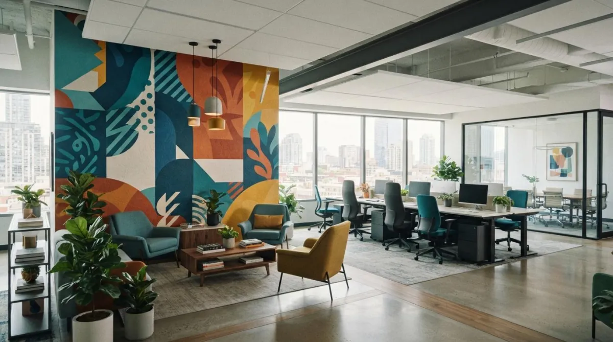 12 Office Wall Mural Ideas (With Examples) | ECMP