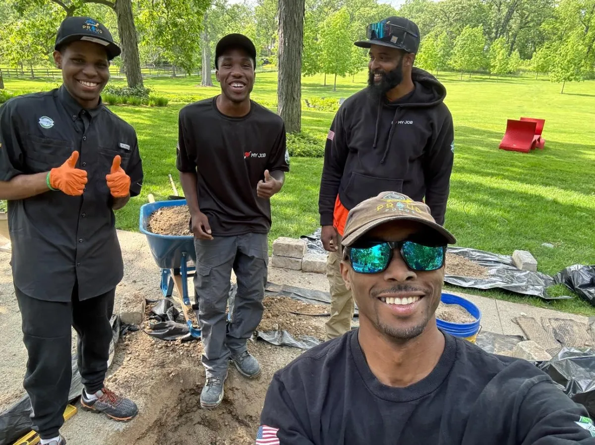Proud Ponds Team Working