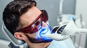 In-chair teeth whitening