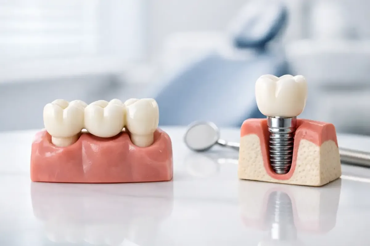 Ponte dentale o impianto: qual è la differenza reale