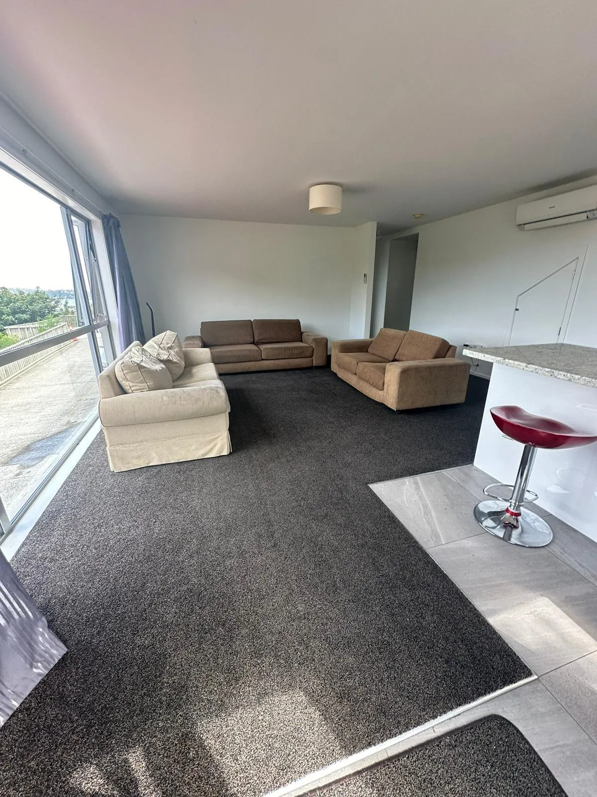 lounge after construction clean Dunedin