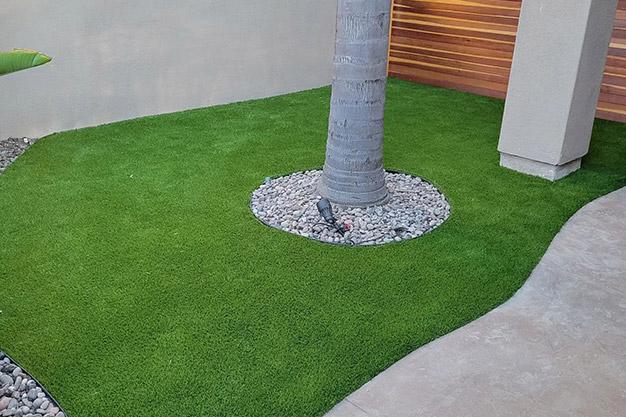 synthetic turf installation