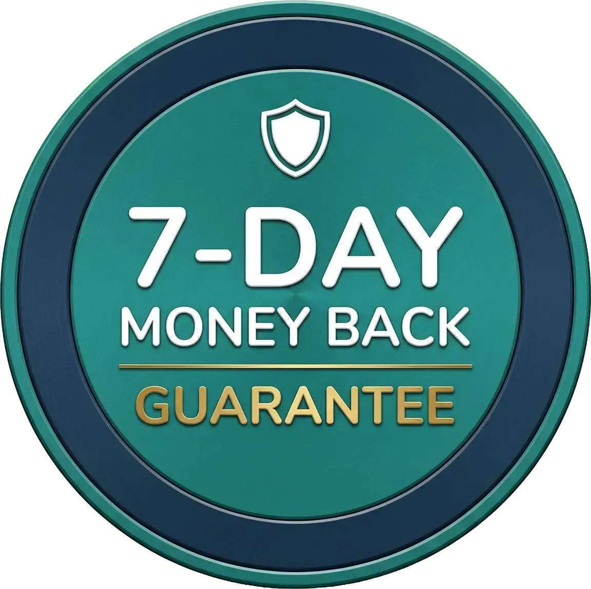 7-day money back guarantee badge for The Longevity Reset course