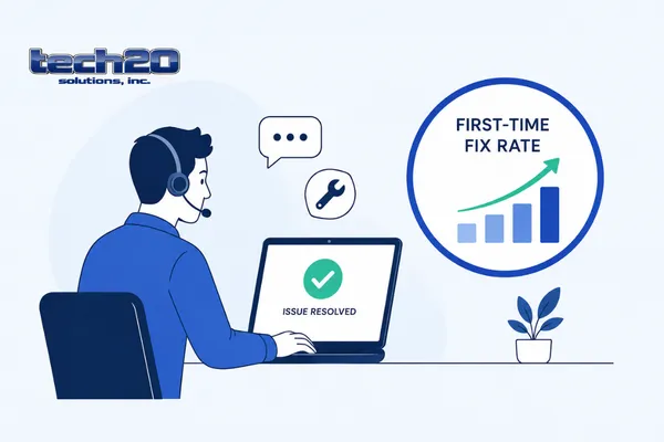 First-Time Fix Rate: Why It Matters for IT Support