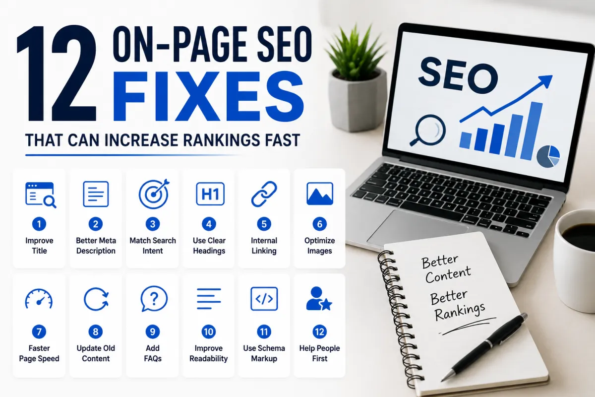 12 On-Page SEO Fixes That Can Improve Google Rankings Fast
