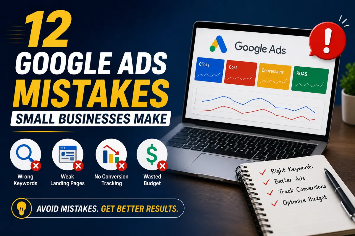 12 Google Ads Mistakes Small Businesses Should Avoid