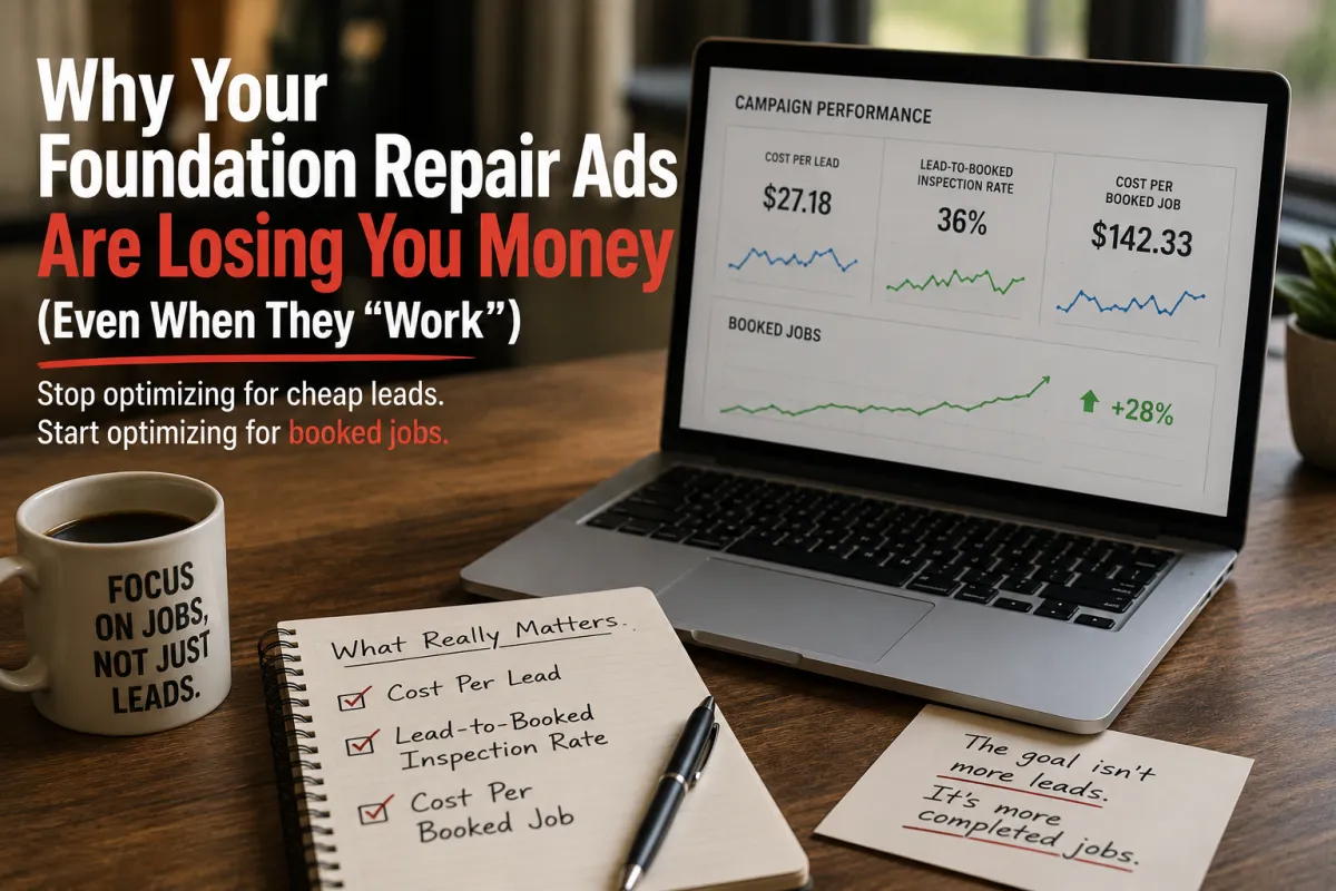 Foundation Repair Marketing: Why Cheap Leads Cost More