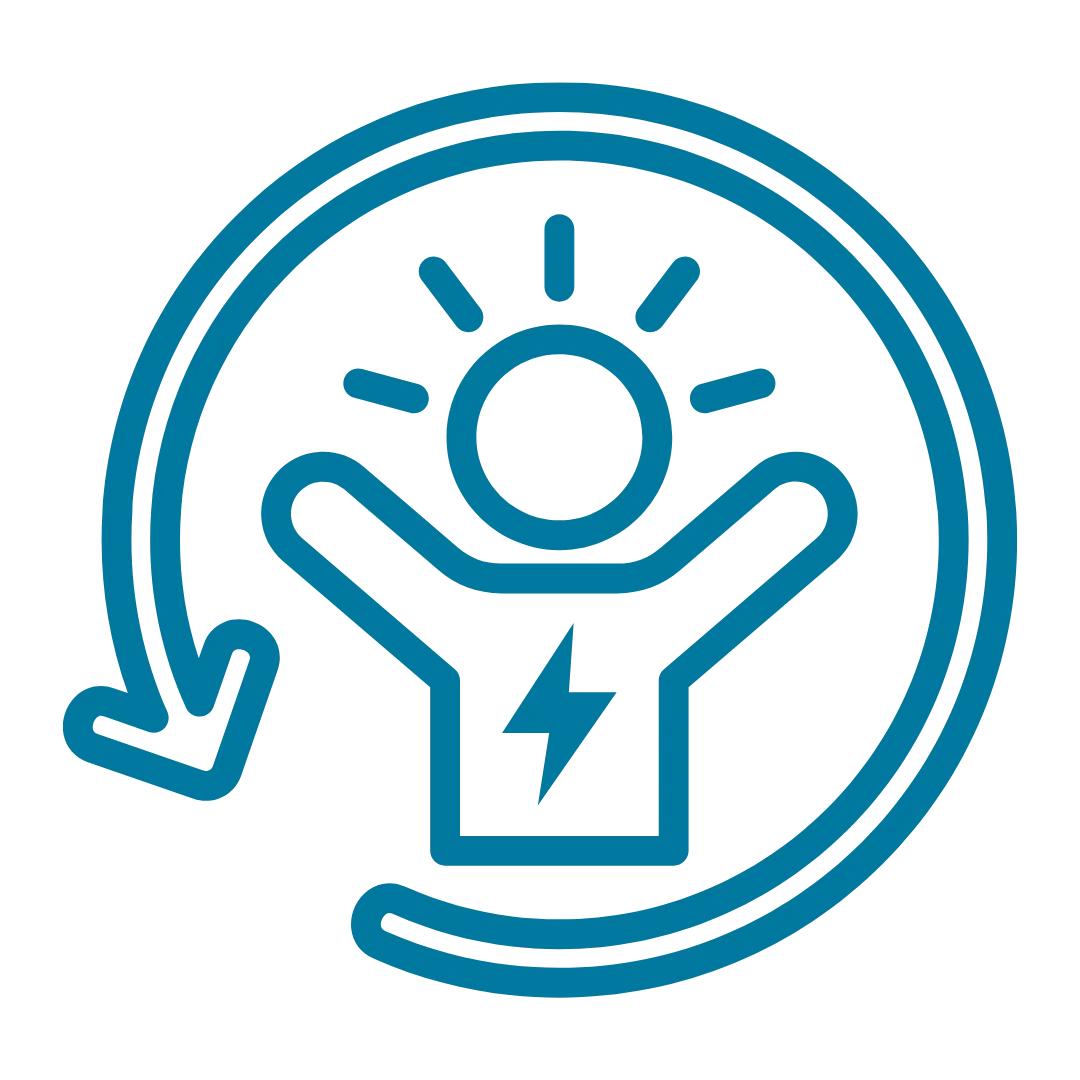 Man with increased energy and stamina supported by testosterone therapy