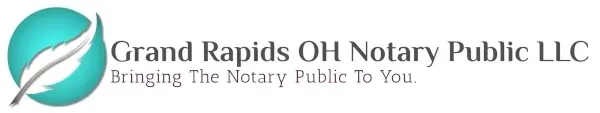 Grand Rapids OH Notary Public LLC Banner Logo