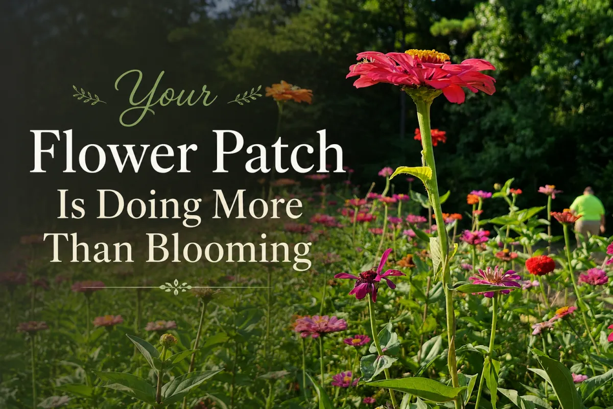 Your Flower Patch Is Doing More Than Blooming