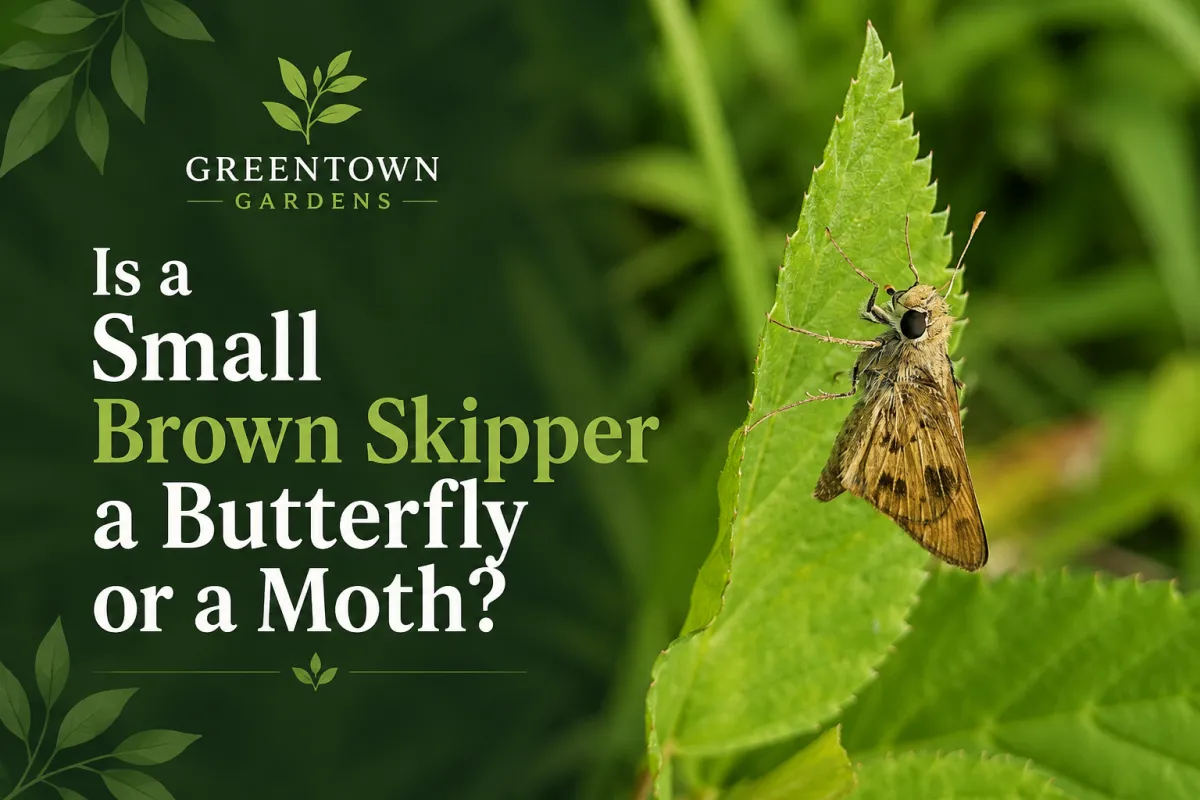 (EDUCATIONAL CONTENT) Is a Small Brown Skipper a Butterfly or a Moth?