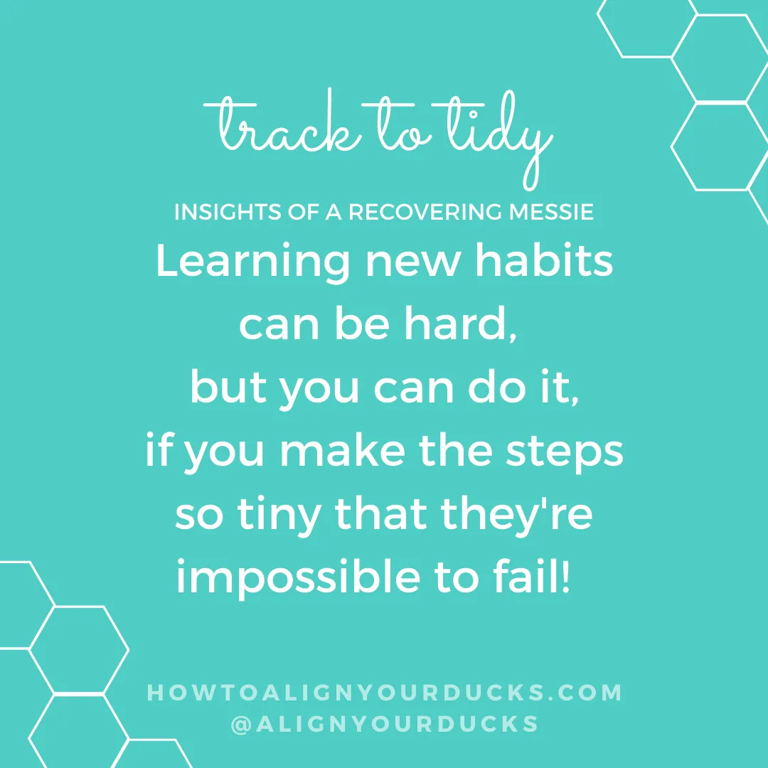 5. Make the steps so small, you can't fail...