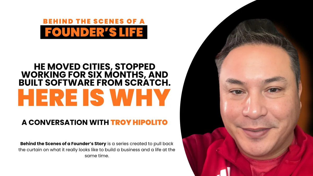 He Moved Cities, Stopped Working for Six Months, and Built Software From Scratch. Here Is Why.