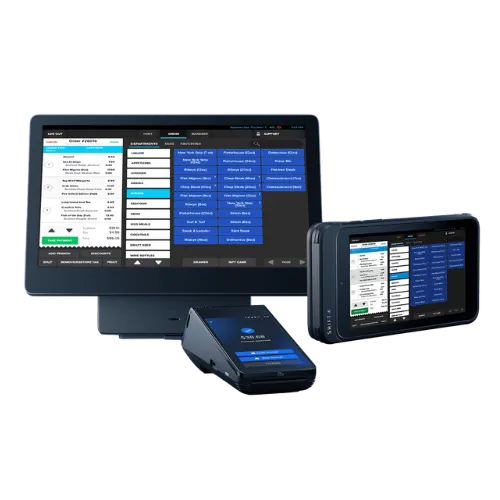 turned on monitoring screen