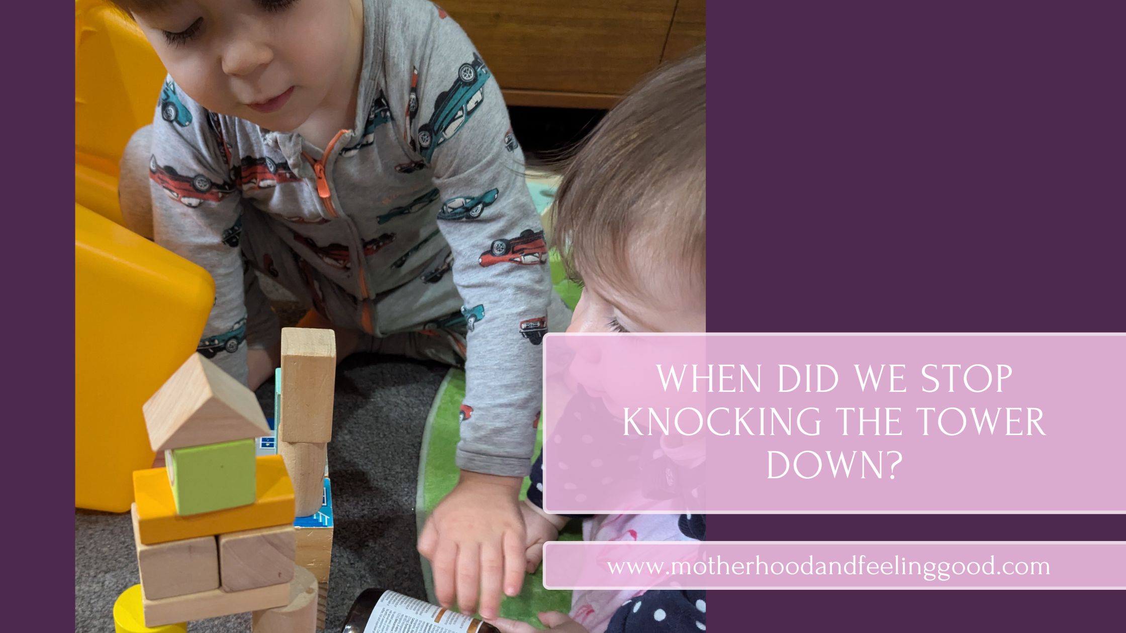 Kids building with blocks