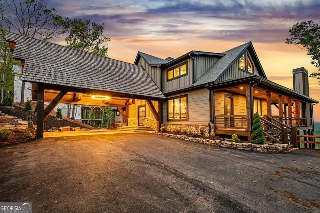 brown and black house