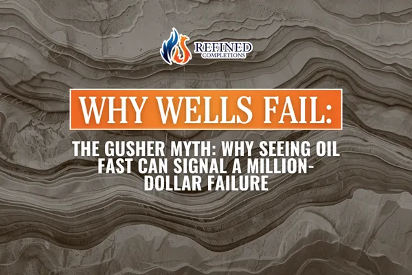 The Gusher Myth: Why Seeing Oil Fast Can Signal a Million-Dollar Failure