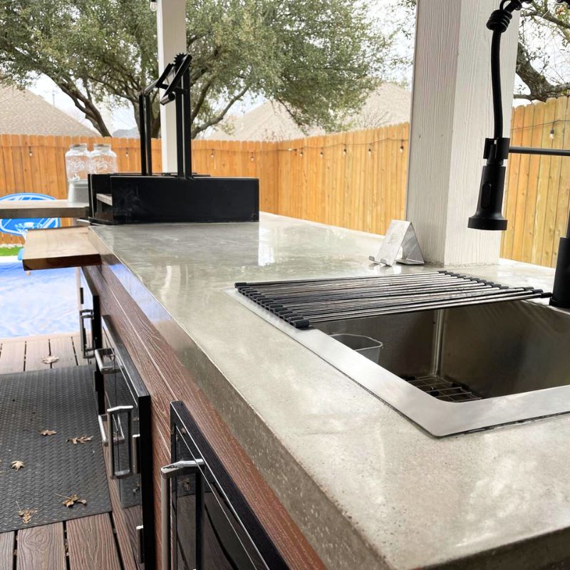 Outdoor kitchen remodel in Austin, TX