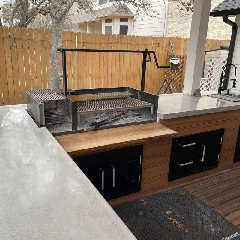 Outdoor kitchen remodel in Austin, TX