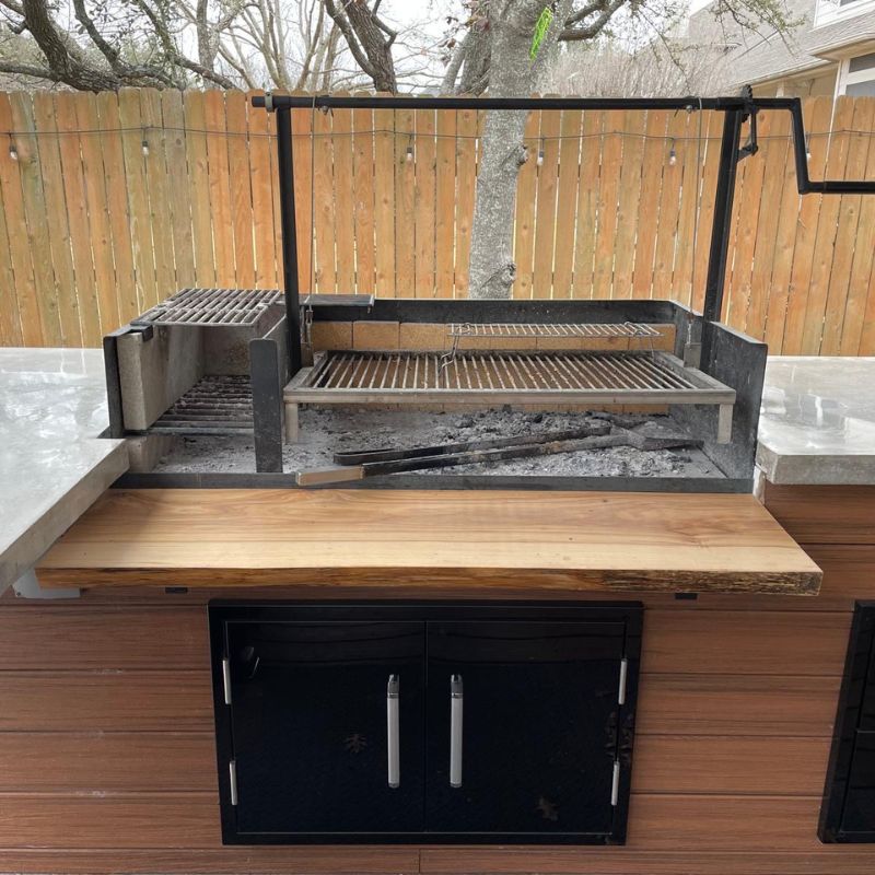 Outdoor kitchen remodel in Austin, TX