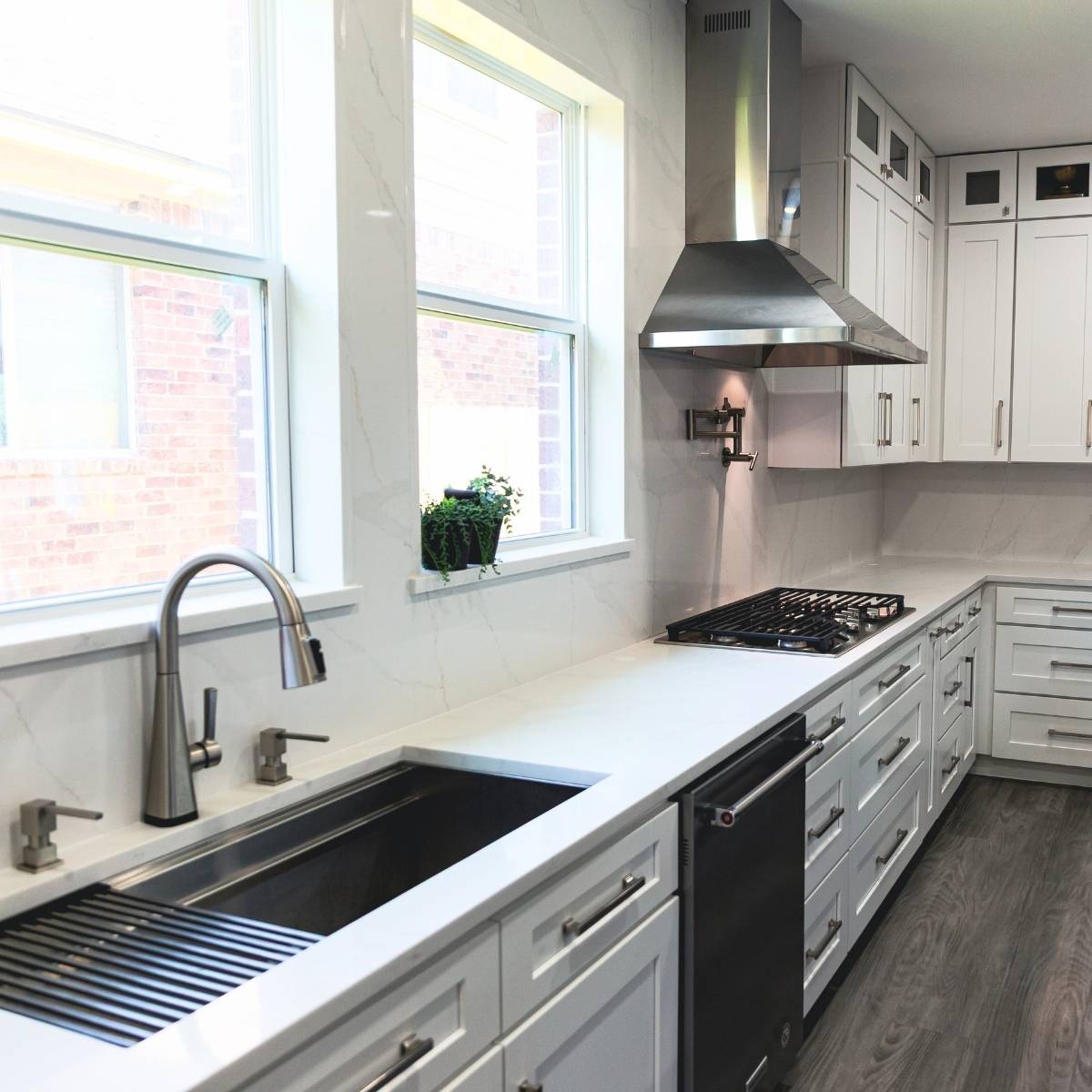 Austin kitchen after beautiful sink