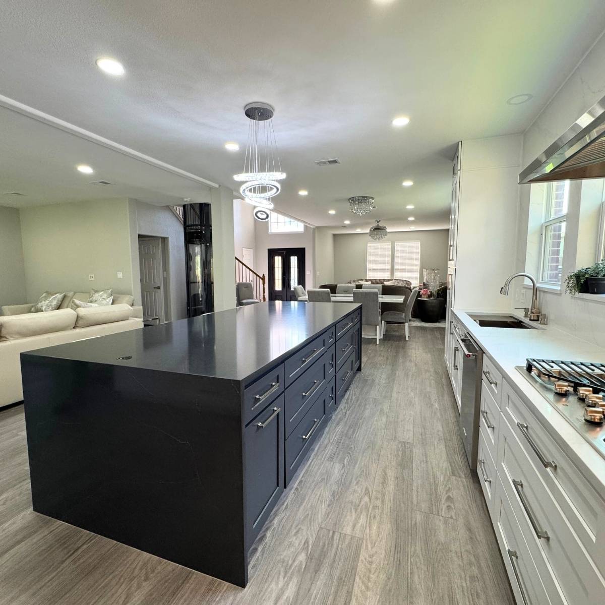 Austin kitchen after open floor plan