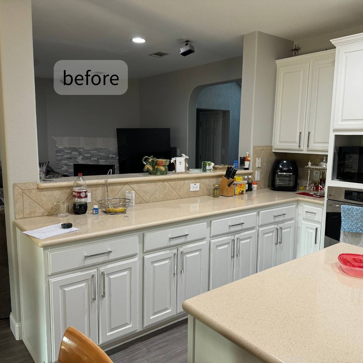 Austin kitchen before small