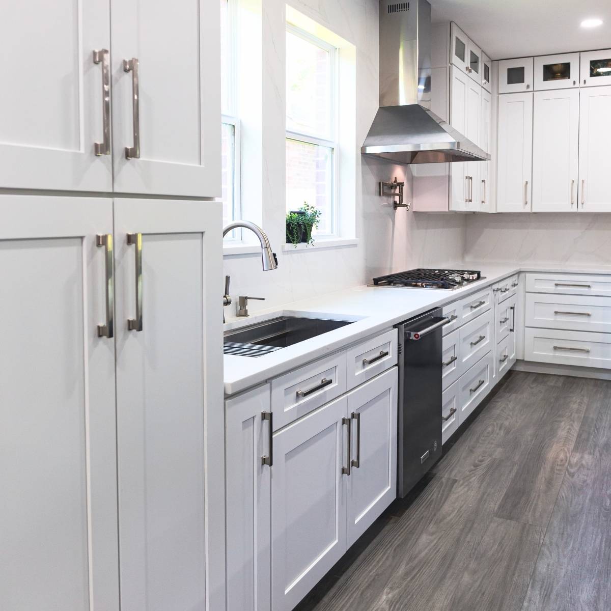 Austin kitchen after spacious & bright