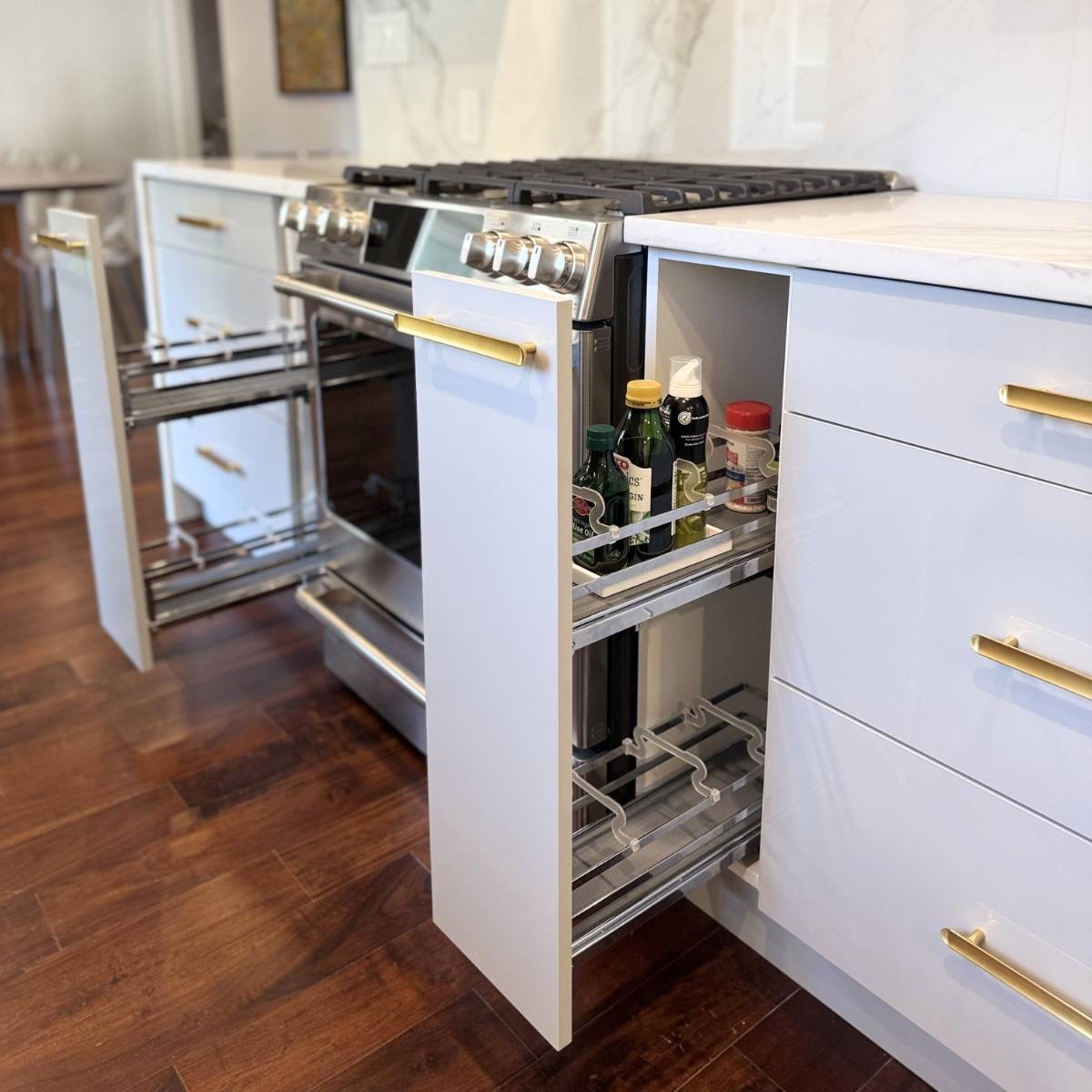 Austin kitchen after pull out storage solutions