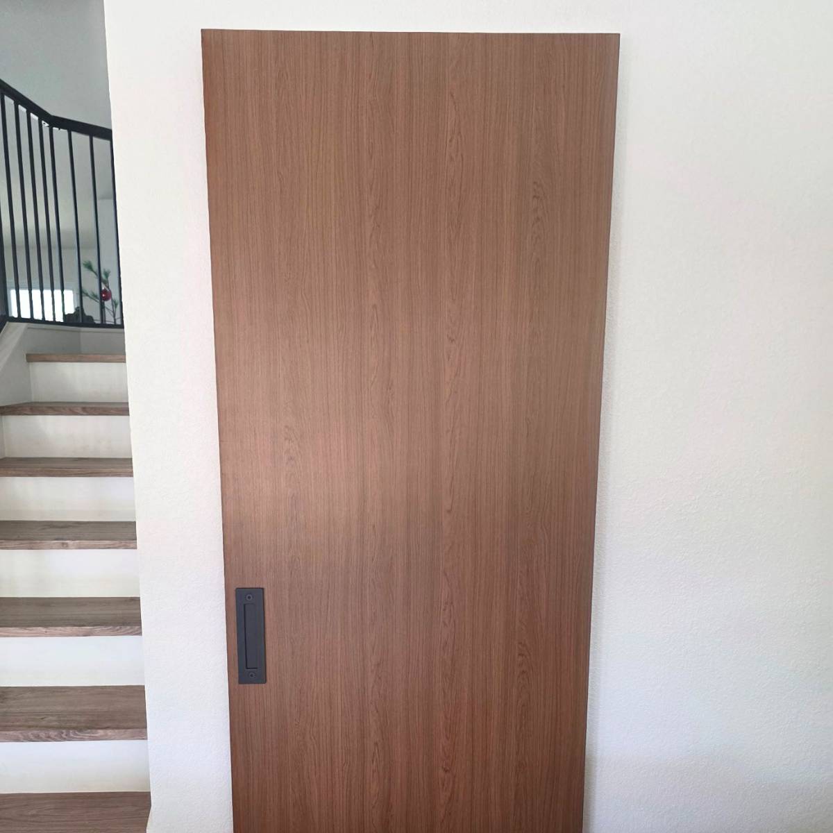 Custom Sliding Door Solution for client who didn't like the look of barn doors